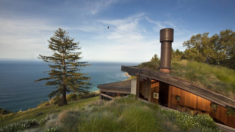 Coastal House with Green Roof