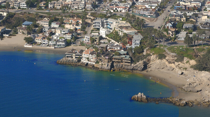Coastal Houses and Beach