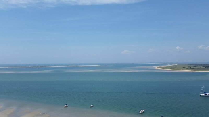 Coastal Inlet with Boats