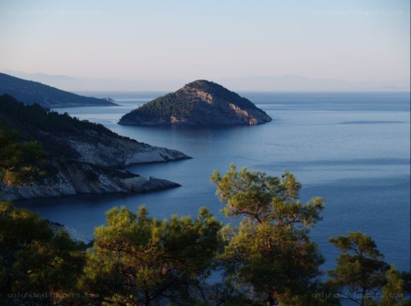 coastal island landscape