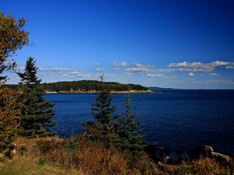 coastal island view