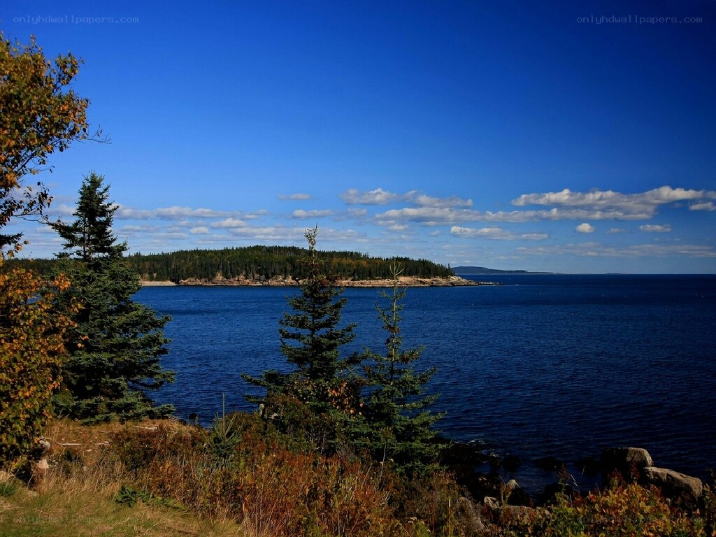 coastal island view