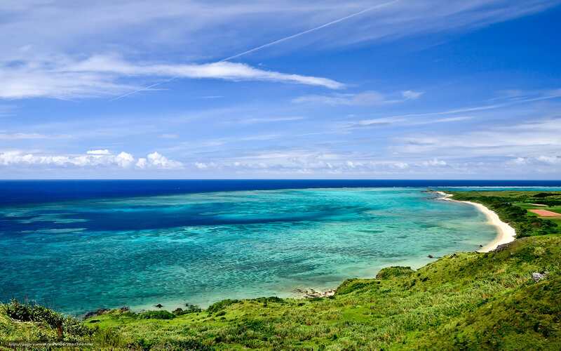 Coastal lagoon with turquoise water