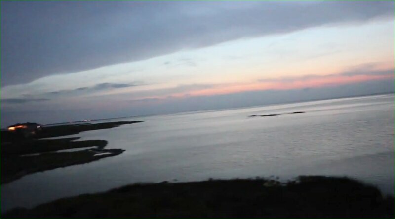 Coastal Landscape at Dusk — Gray
