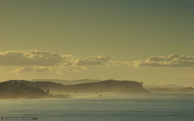 coastal landscape at sunrise
