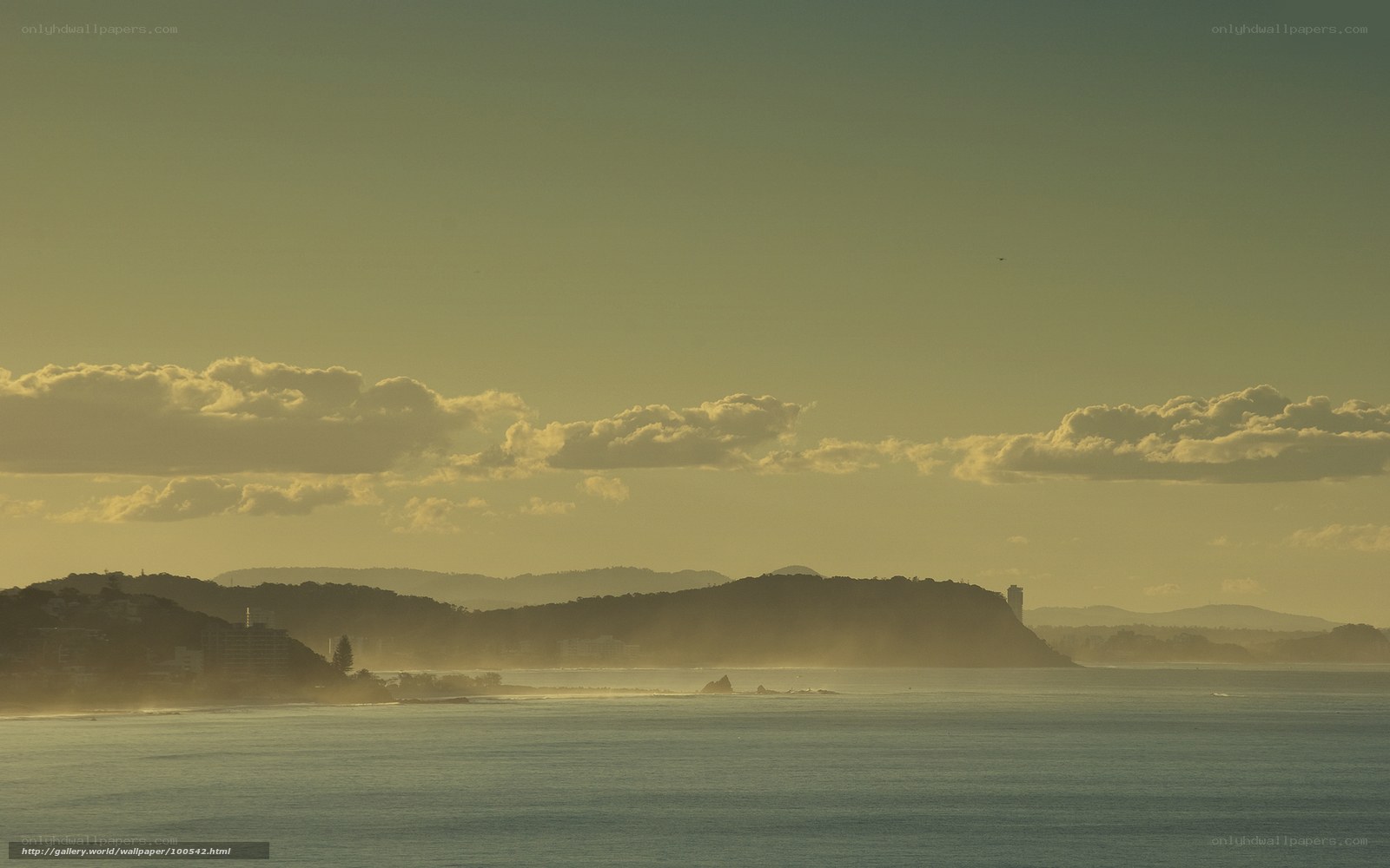 coastal landscape at sunrise