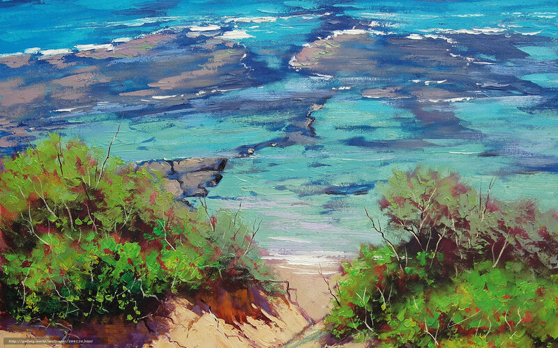 Coastal Landscape Painting