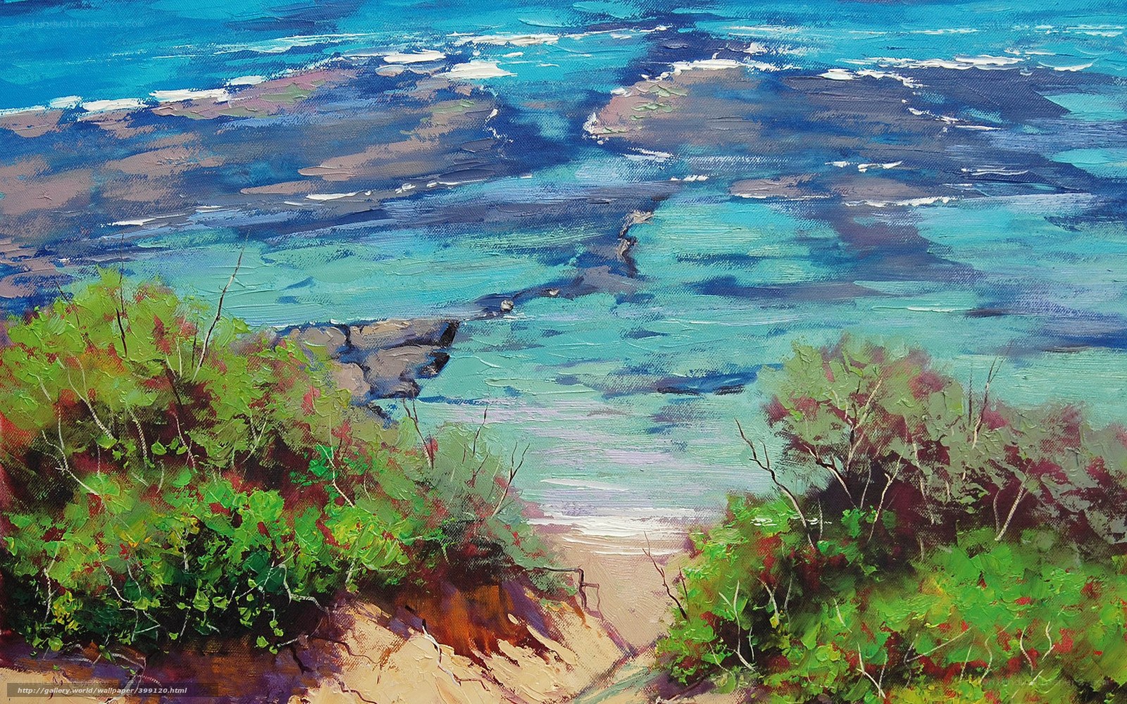 Coastal Landscape Painting