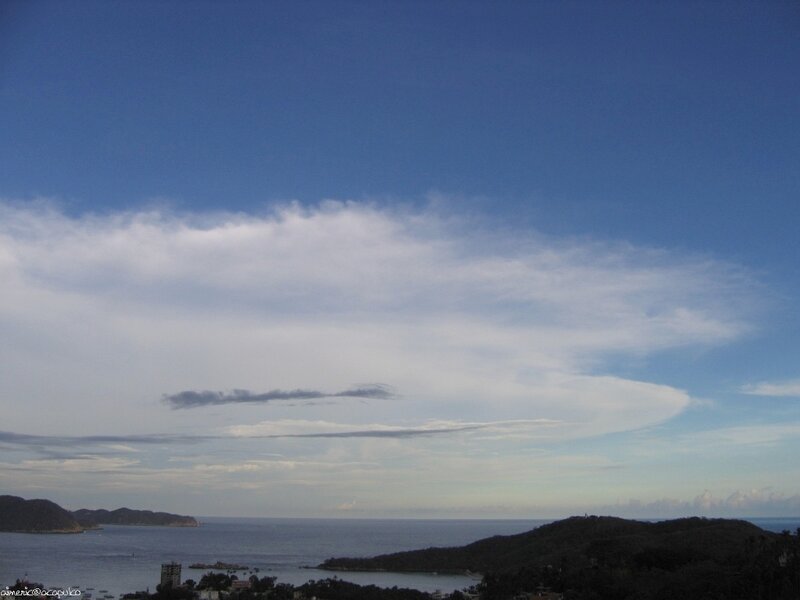 Coastal Landscape with Clouds — Blue, Serene