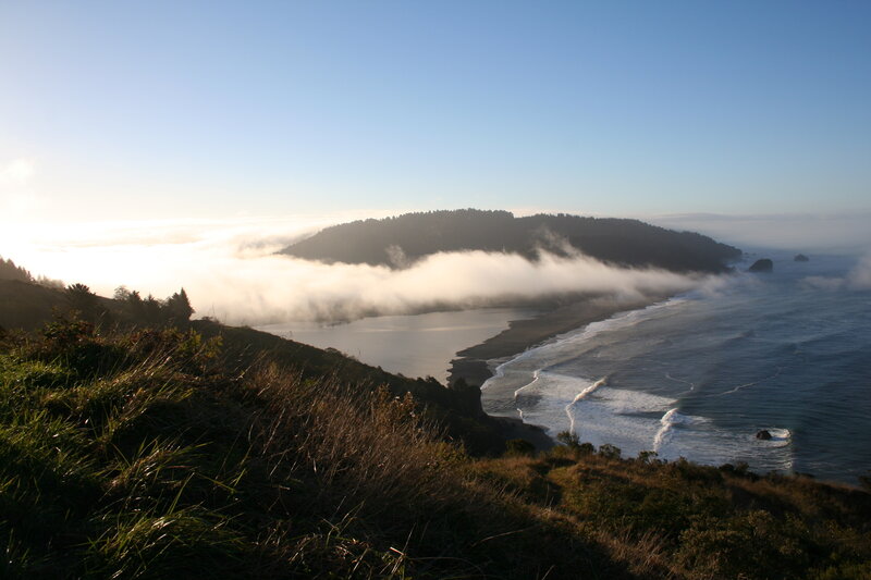 Coastal Landscape with Fog