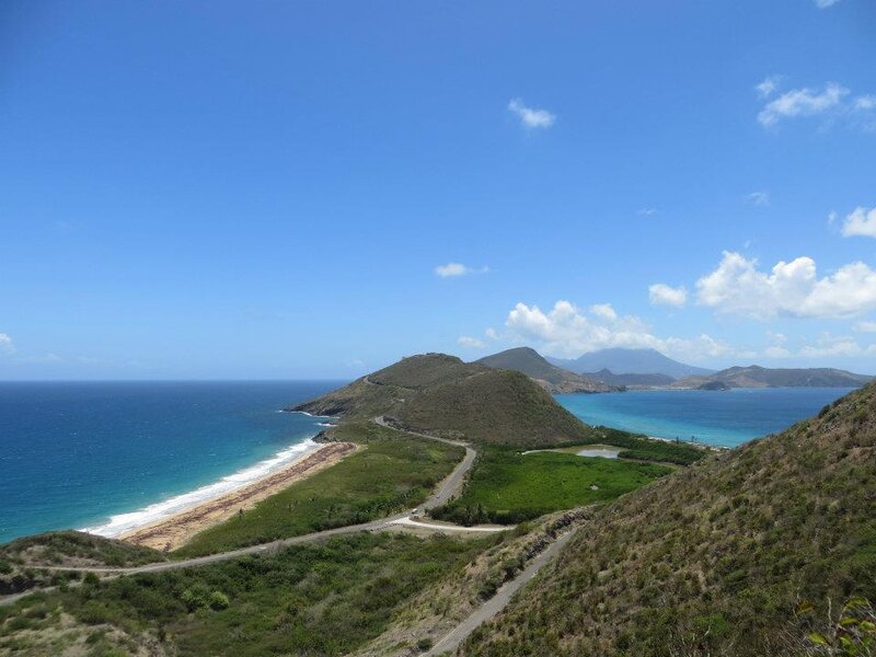 Coastal Landscape with Hills — Blue, Serene