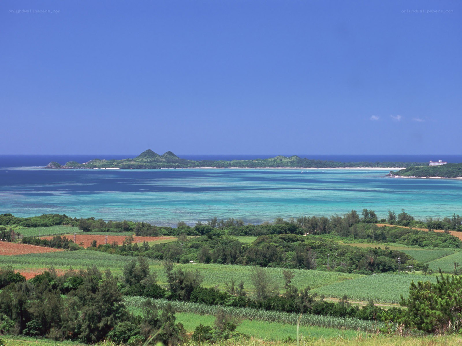 Coastal landscape with islands