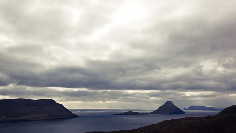 coastal landscape with islands