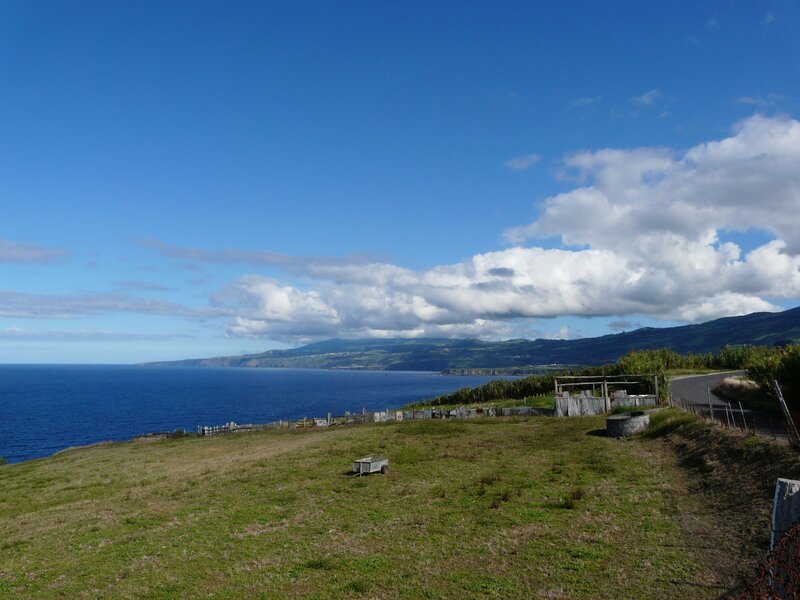 coastal landscape with ocean view