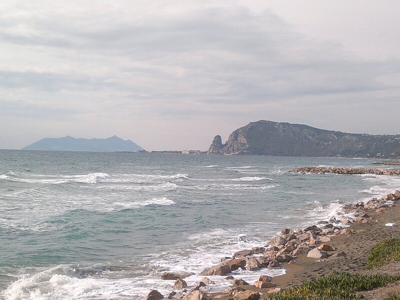 Coastal Landscape with Sea — Blue, Calm