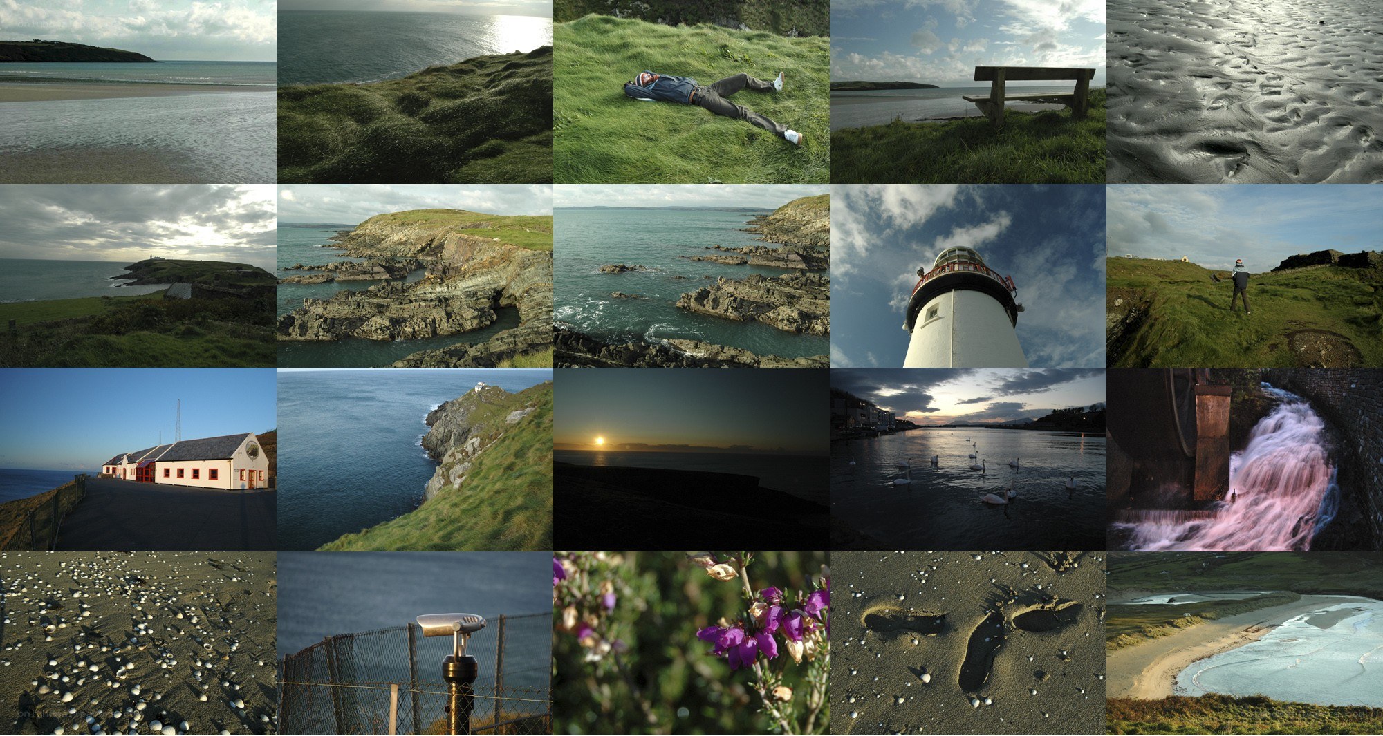 coastal landscapes collage