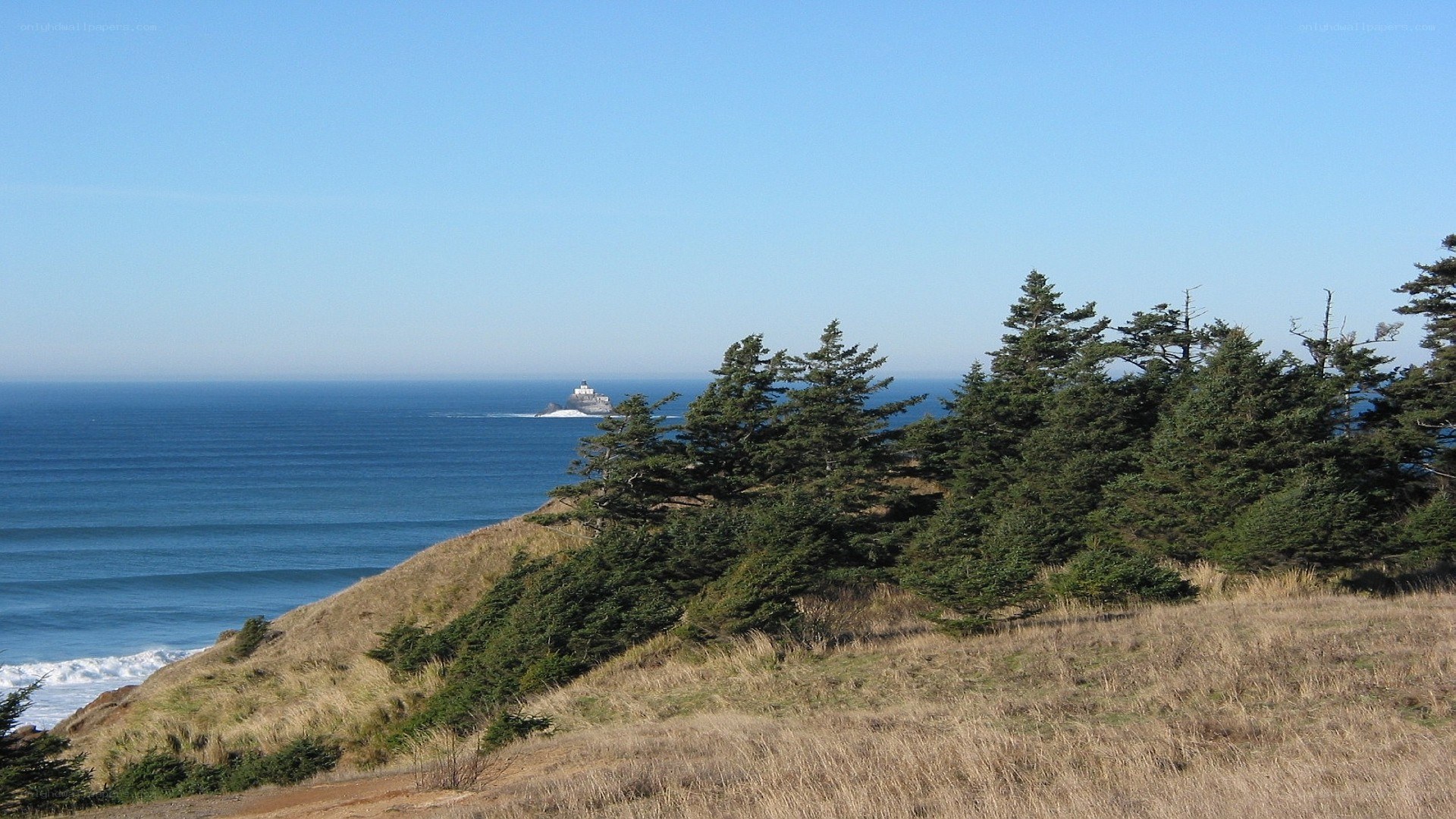 coastal lighthouse view