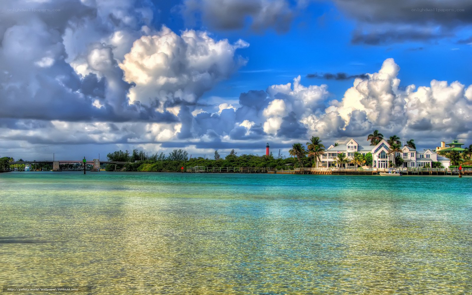 Coastal mansion with lighthouse