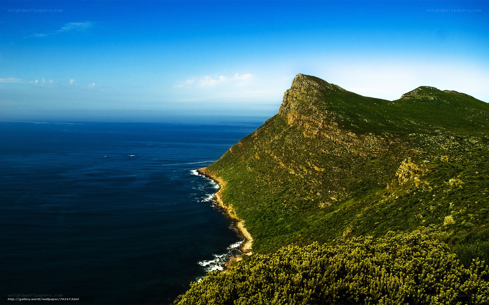 coastal mountain landscape