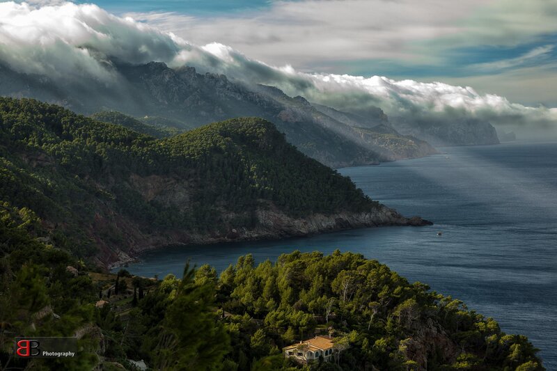 Coastal Mountains and Sea — Green