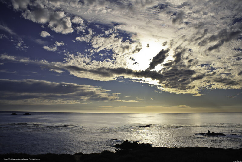 Coastal Ocean at Sunset