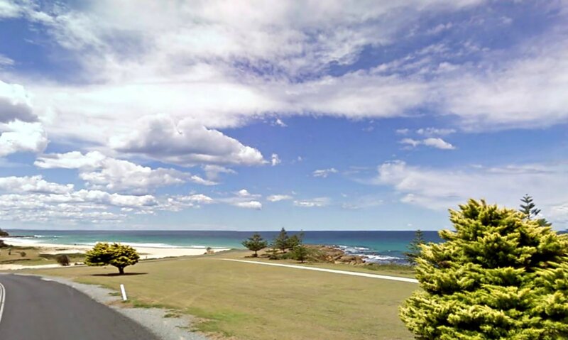 Coastal Park with Ocean