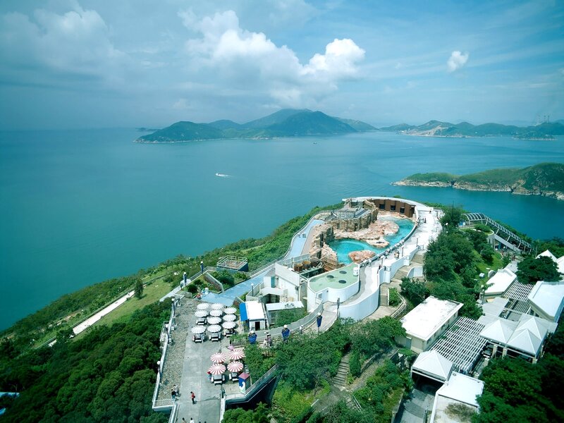 coastal park with ocean view