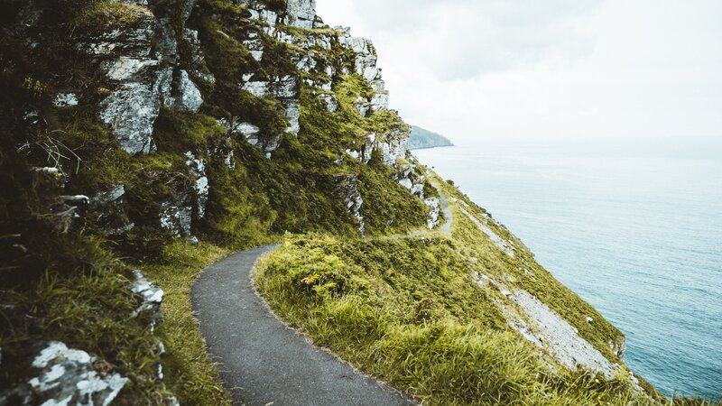 Coastal Path on Cliff
