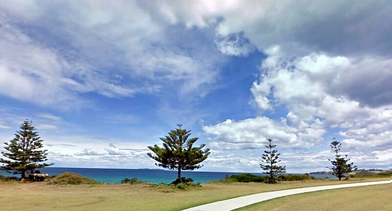 Coastal Path with Trees