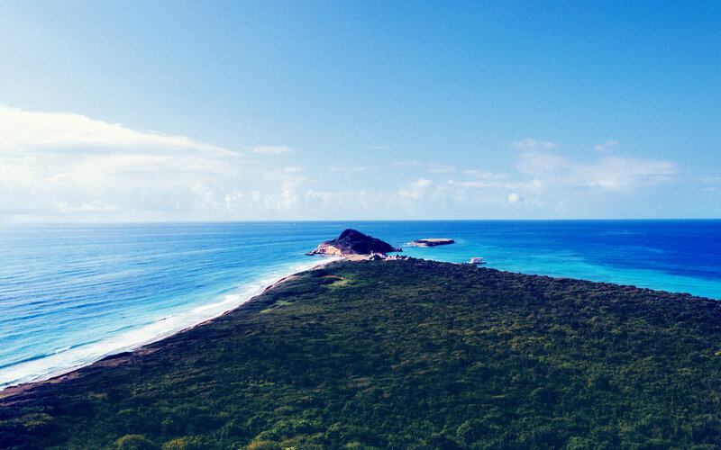 Coastal Peninsula with Island