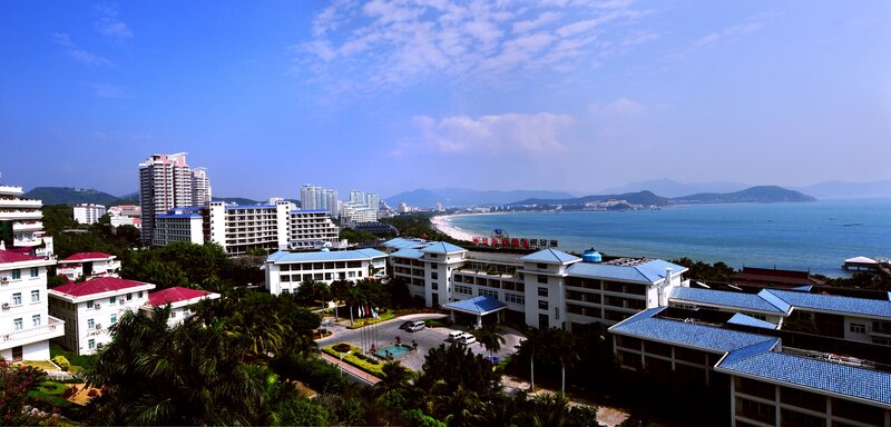 Coastal Resort Buildings — Blue
