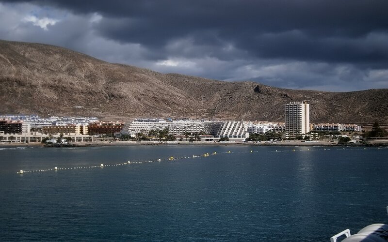 Coastal Resort Town — Blue, Dramatic