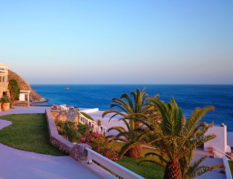 Coastal Resort View — Blue