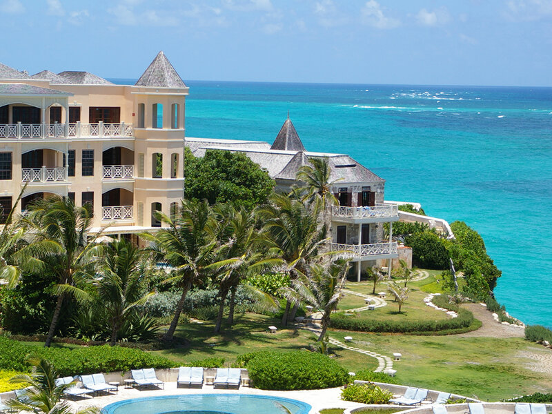 Coastal resort with pool and ocean view