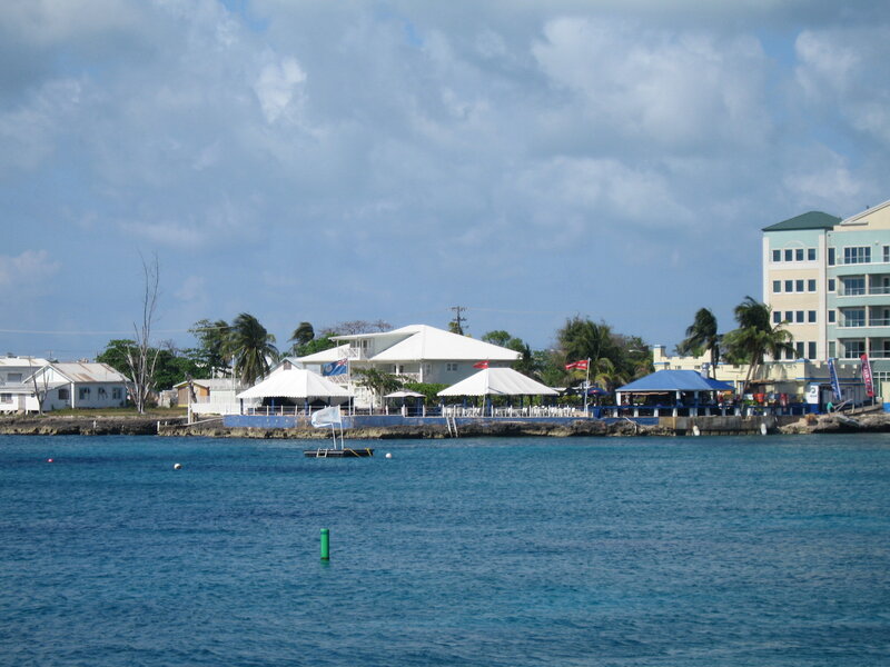 coastal resort with white buildings