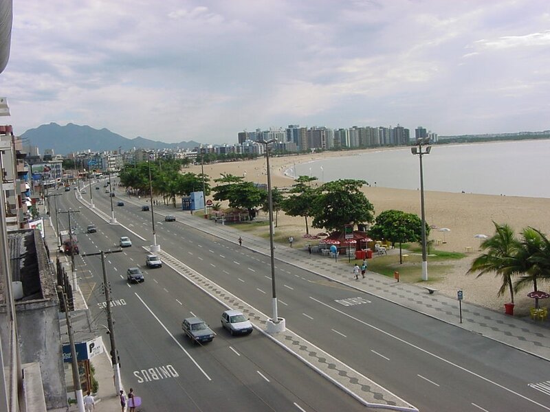 Coastal road and beach in Rio de Janeiro