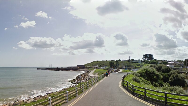 Coastal Road with People