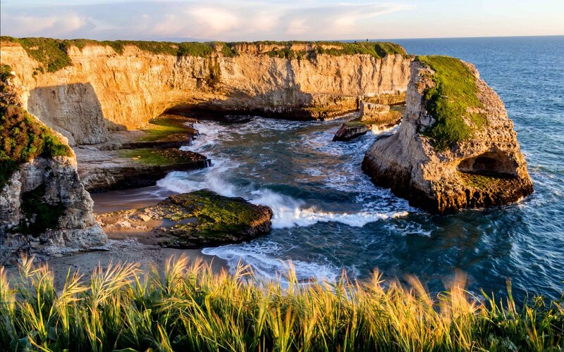 Coastal Rock Arches — Blue