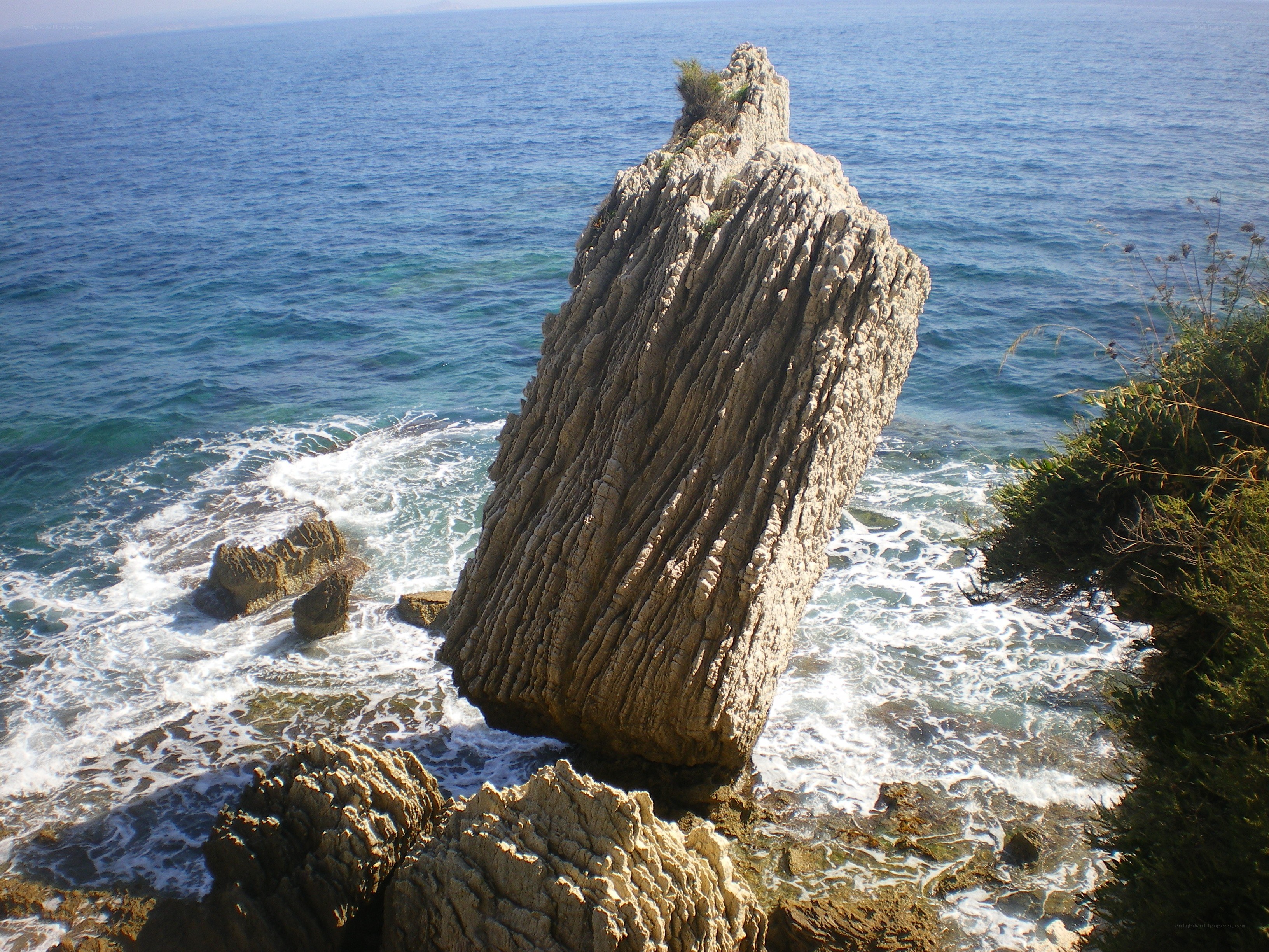 Coastal rock formation