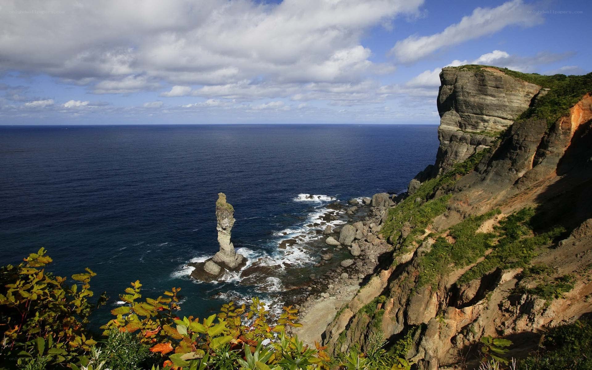 coastal rock formation