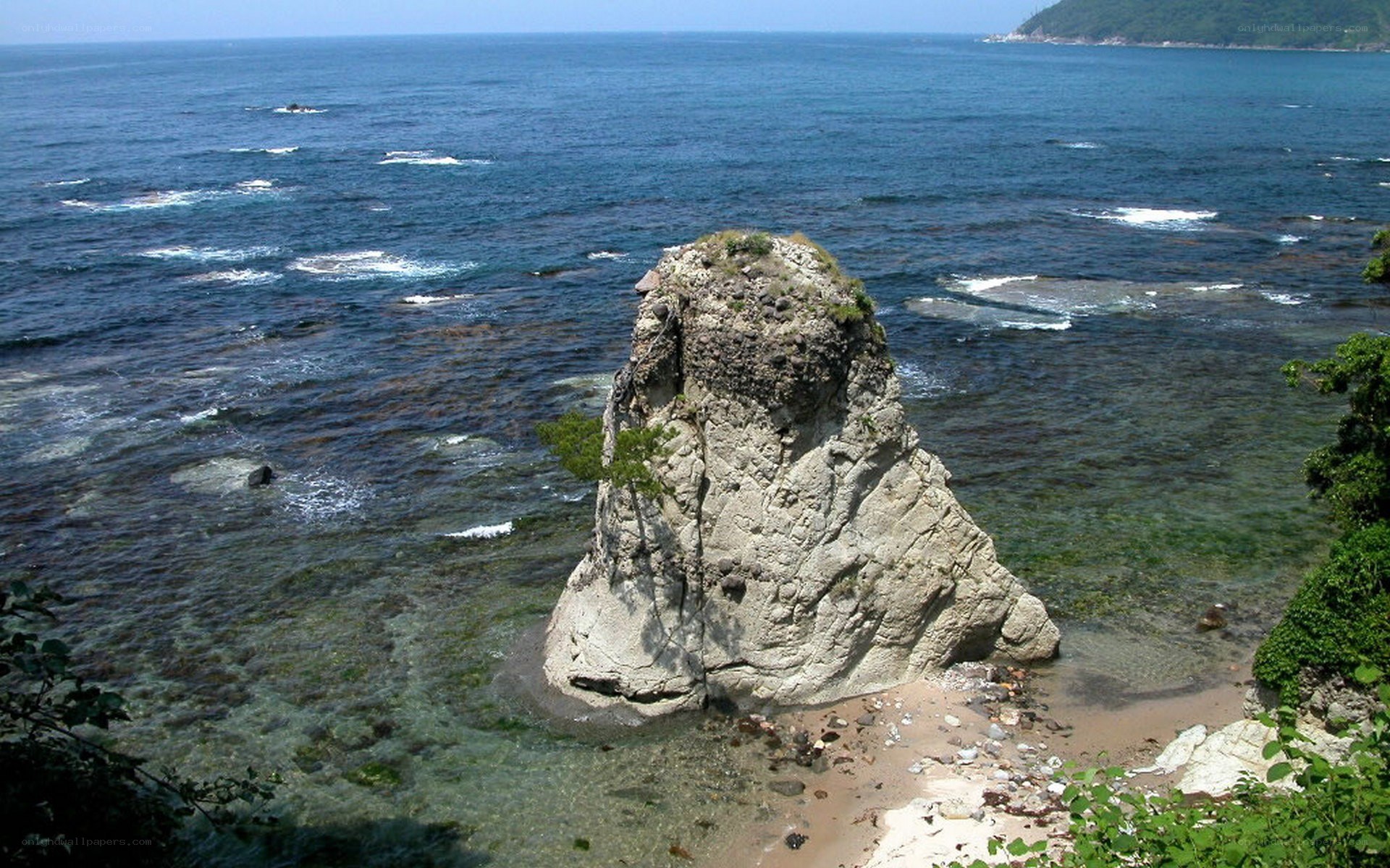 coastal rock formation