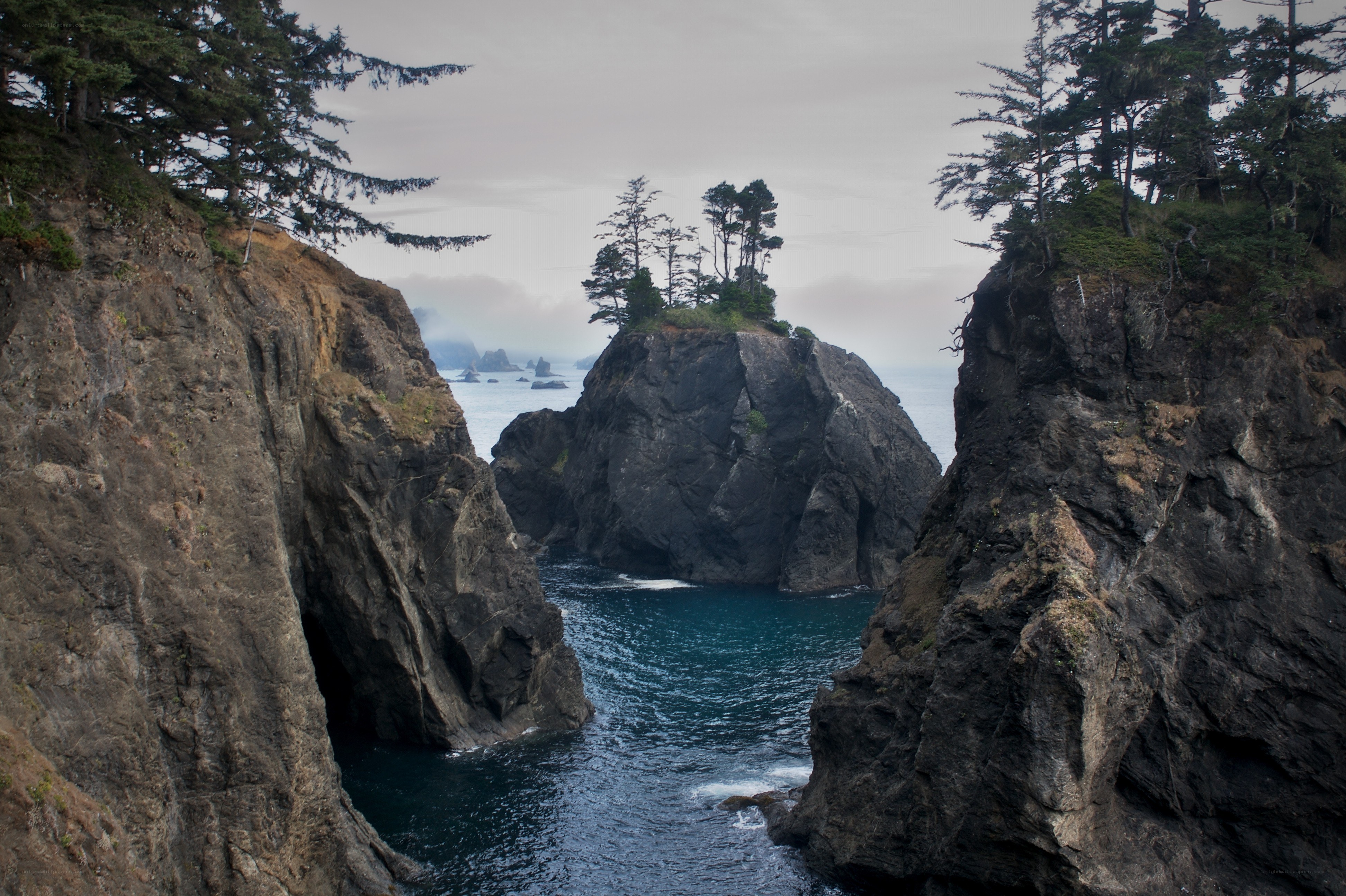 coastal rock formations