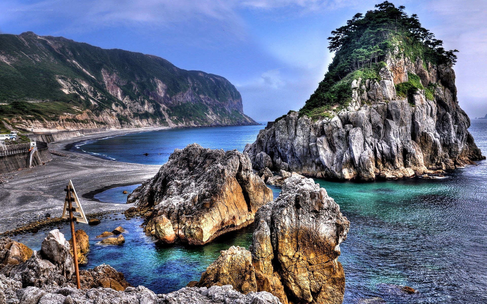 coastal rocks and cliffs