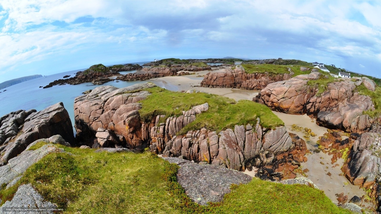 coastal rocks and sandy coves