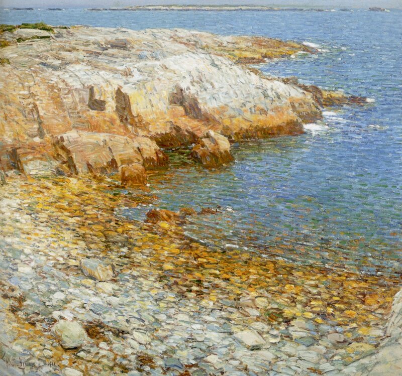 Coastal Rocks and Sea
