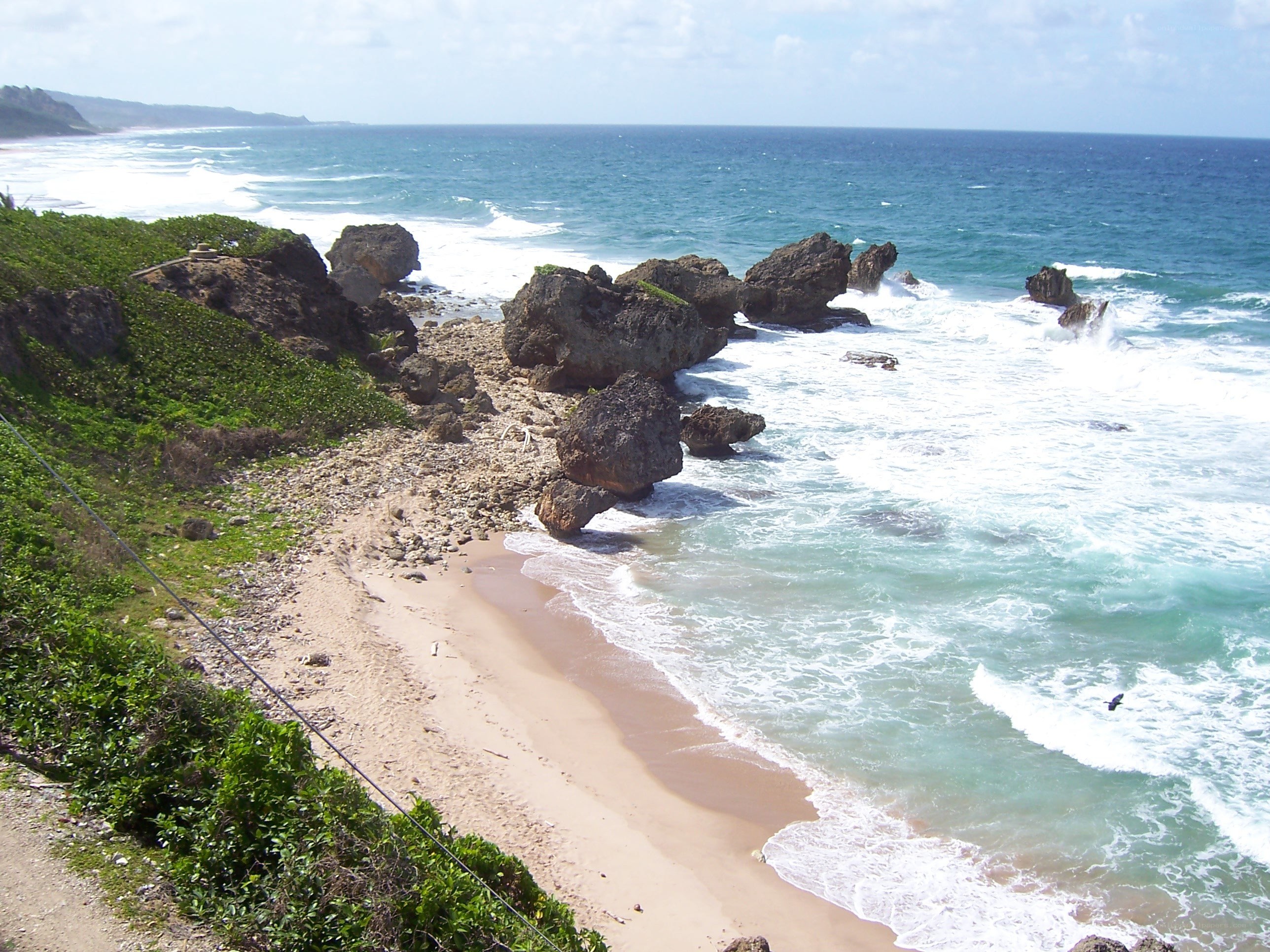 coastal rocks and waves