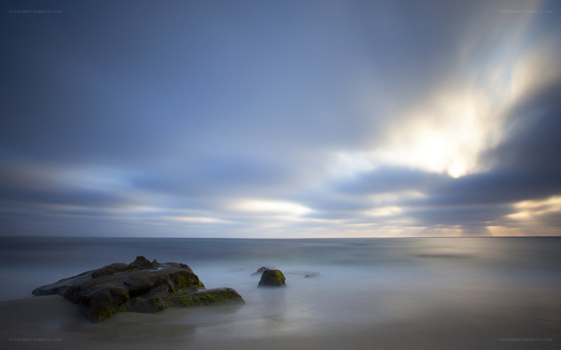 coastal rocks at dawn