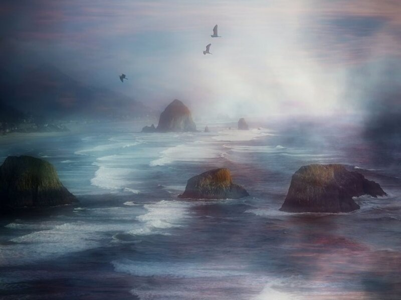 Coastal Rocks at Sea