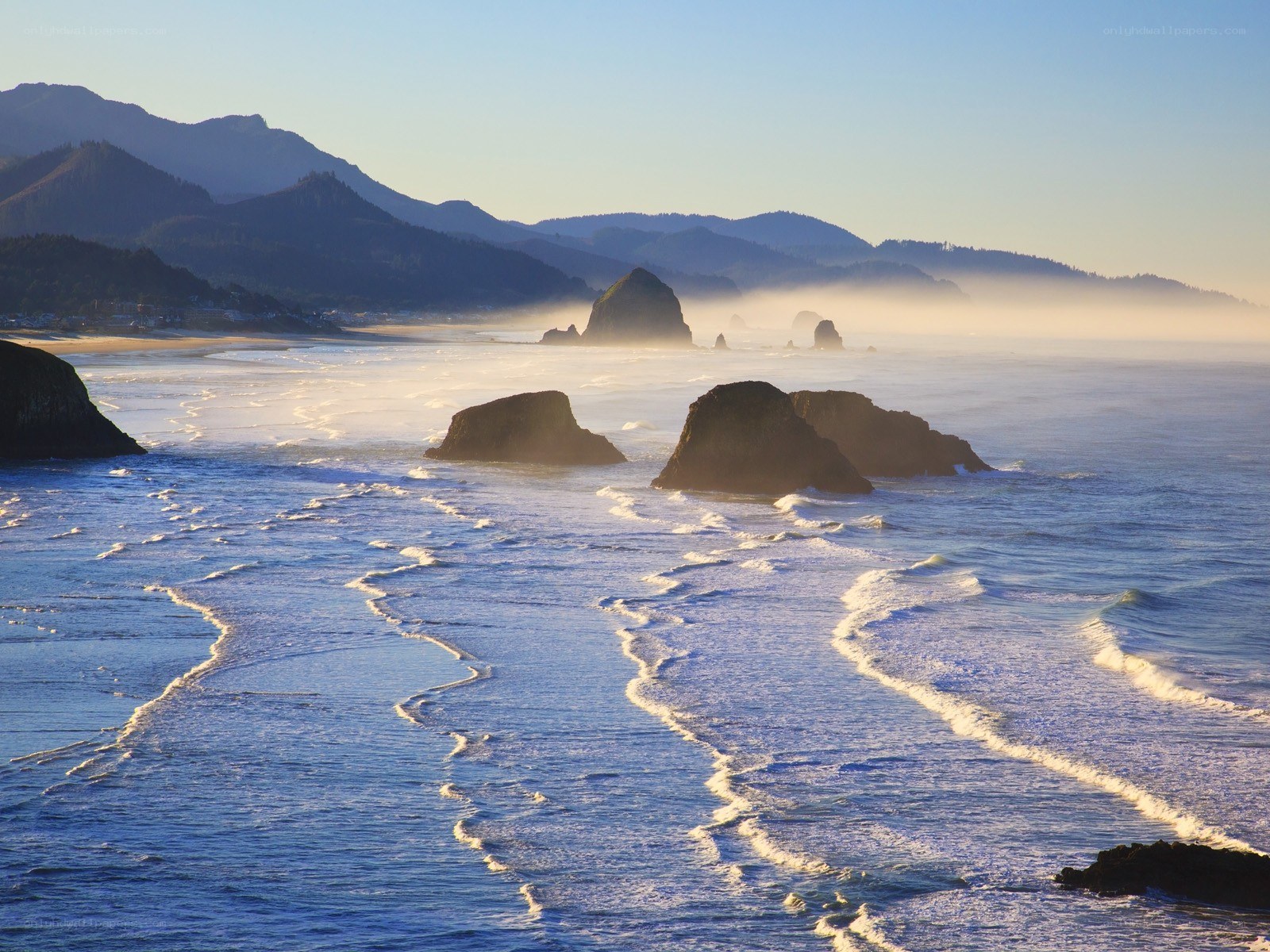 coastal rocks at sunrise