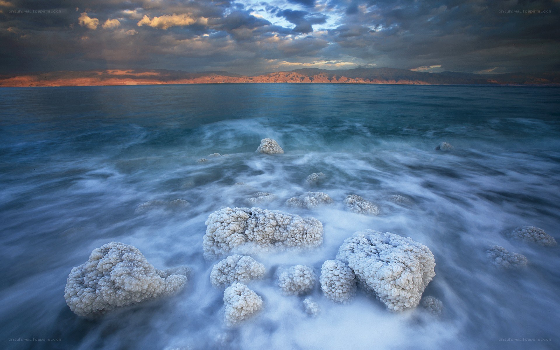 Coastal rocks at sunset